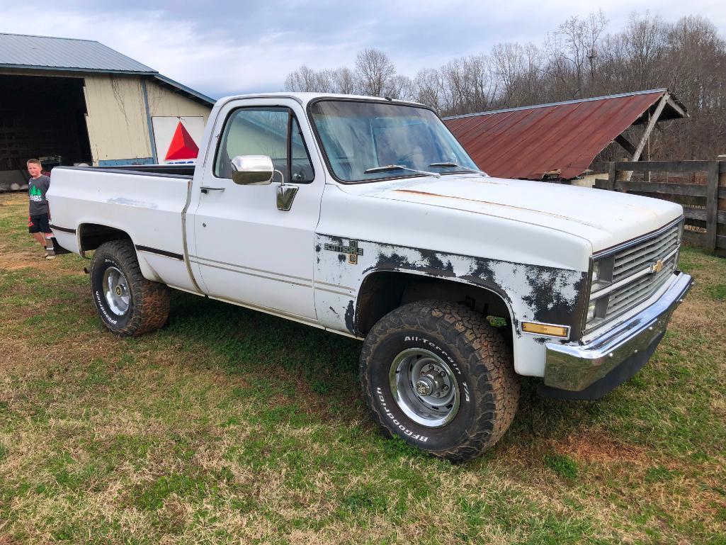 1984 CHEVROLET SCOTTSDALE 10 PICKUP