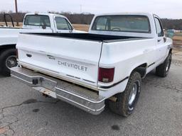 1984 CHEVROLET SCOTTSDALE 10 PICKUP