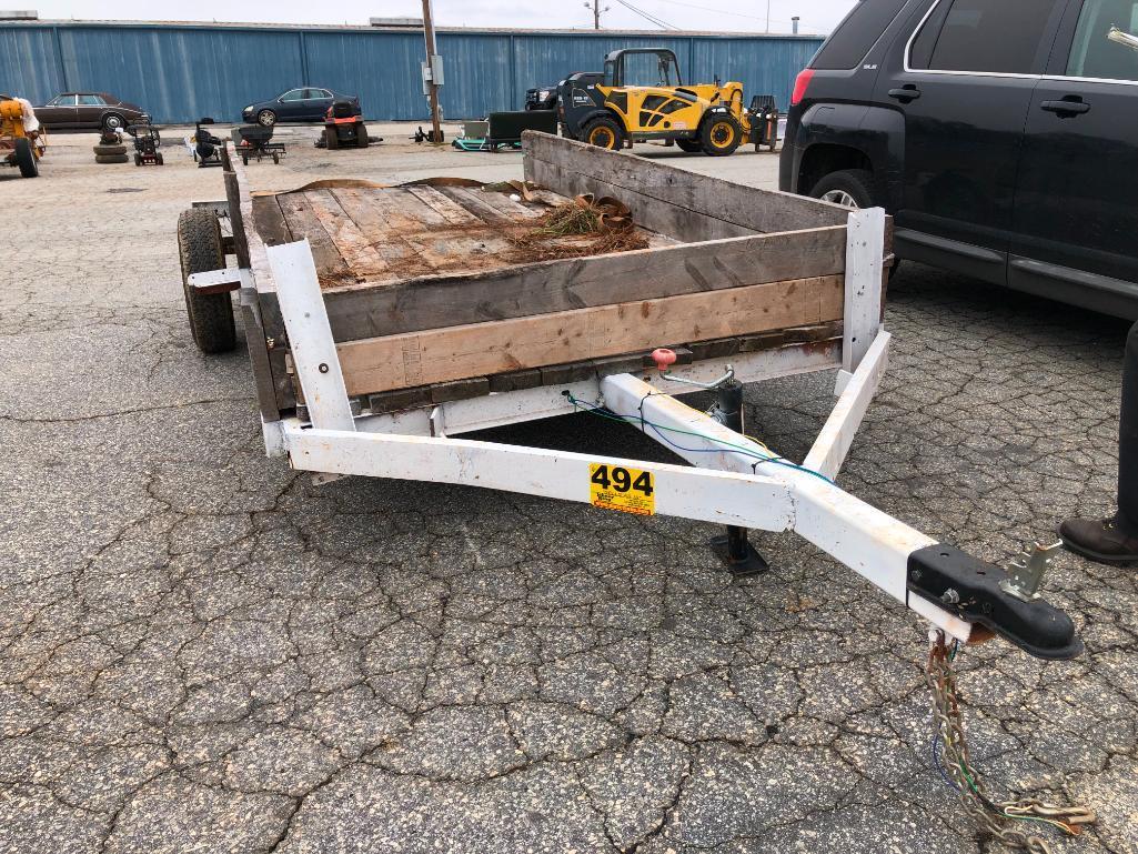 6'X12' SINGLE AXLE TRAILER **NO TITLE**