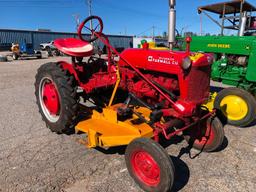 FARMALL CUB TRACTOR W/42" BELLY MOWER