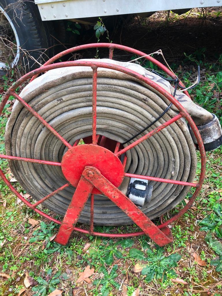 INDUSTRIAL FIRE HOSE REEL W/HOSE