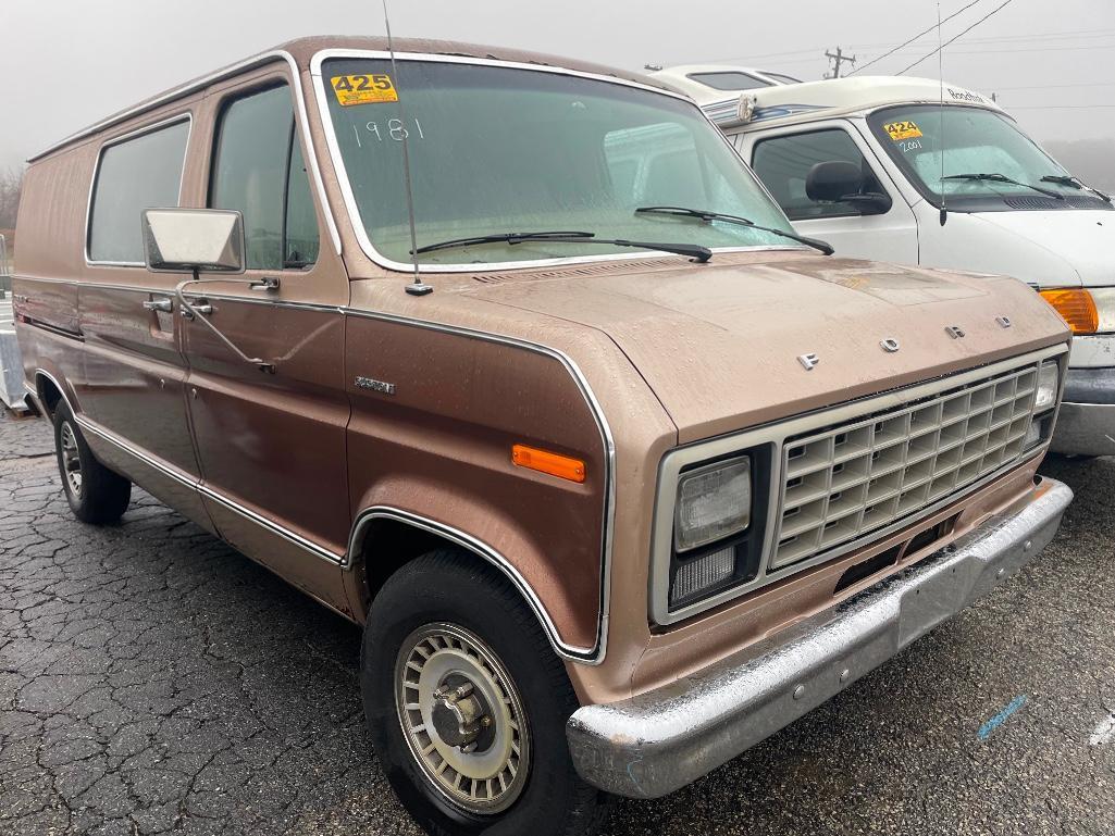 1981 FORD ECONOLINE 150 VAN