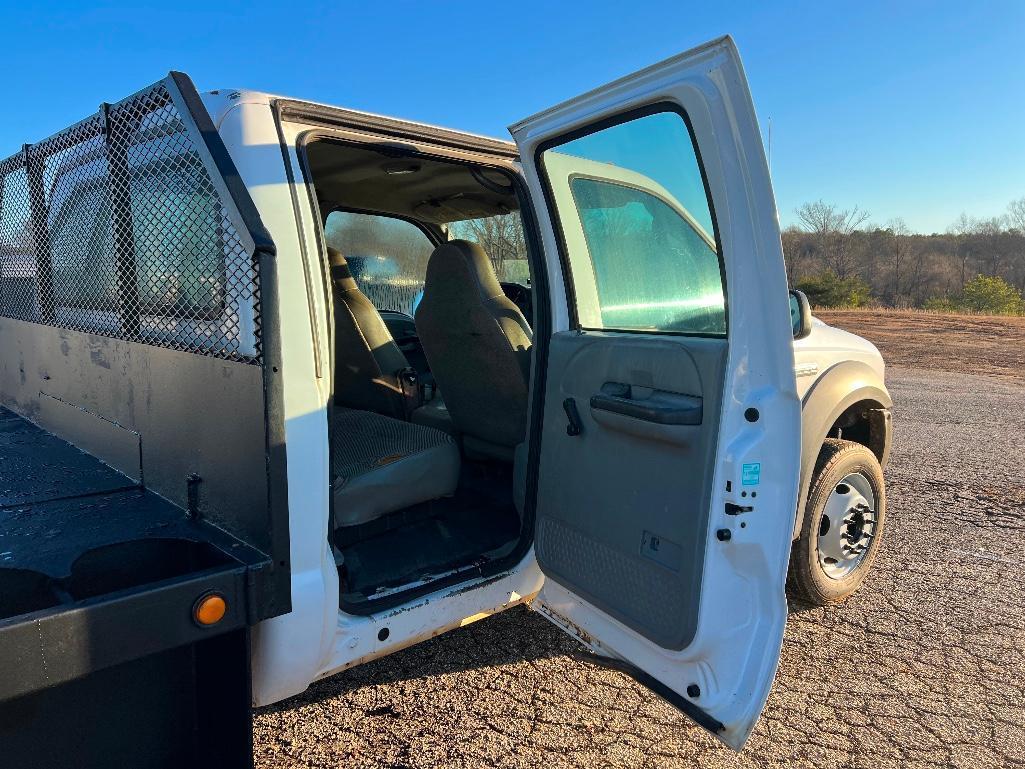 2005 FORD F550 XL SUPER DUTY FLATBED TRUCK