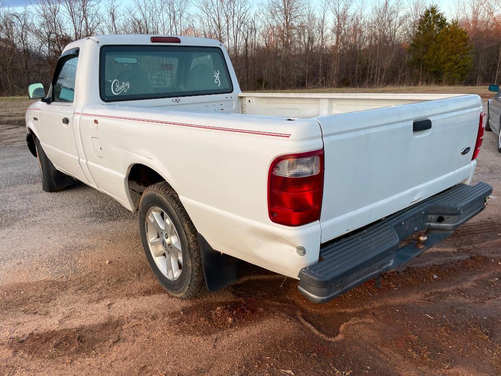 2001 FORD RANGER PICKUP **DOES NOT RUN, NO KEY**