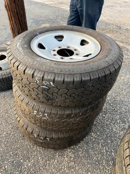 (3) TIRES & WHEELS LT245/75 R17