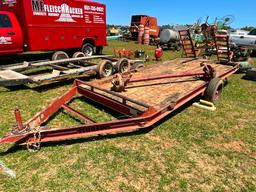 *NO TITLE* 16' HUDSON EQUIPMENT TRAILER (HIT ON