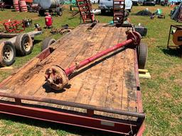 *NO TITLE* 16' HUDSON EQUIPMENT TRAILER (HIT ON