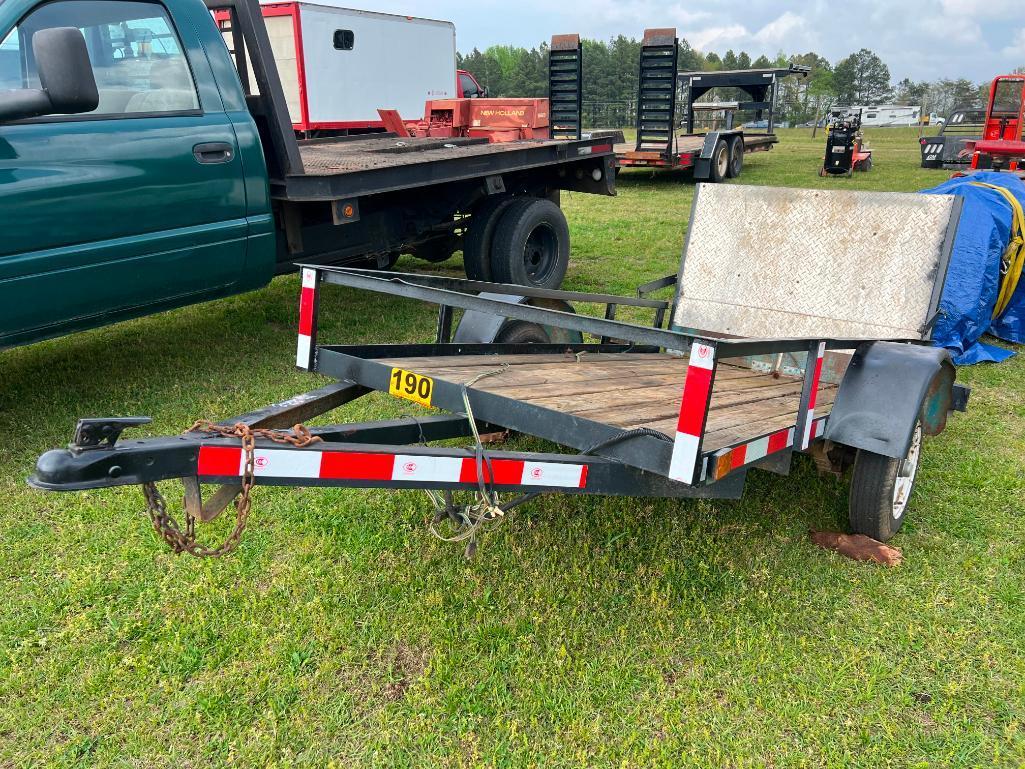 8' UTILITY TRAILER **NO TITLE** (52"W)