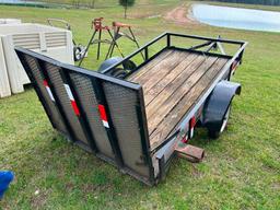 8' UTILITY TRAILER **NO TITLE** (52"W)