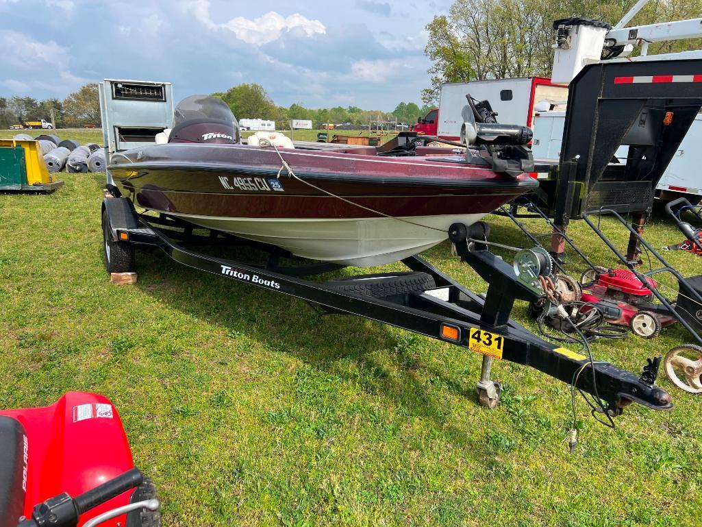 TRITON BASS BOAT 180 PREMIER (JOHNSON 150 2