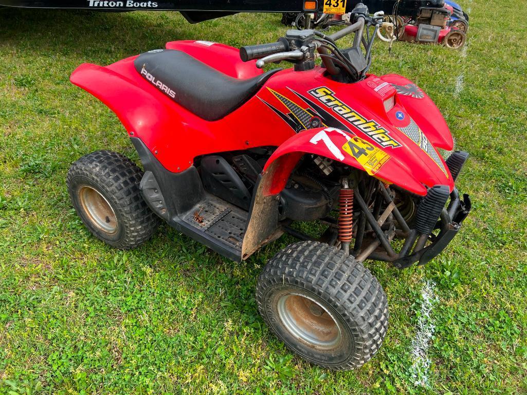 POLARIS ATV SCRAMBLER 50 (NEEDS BATTERY)