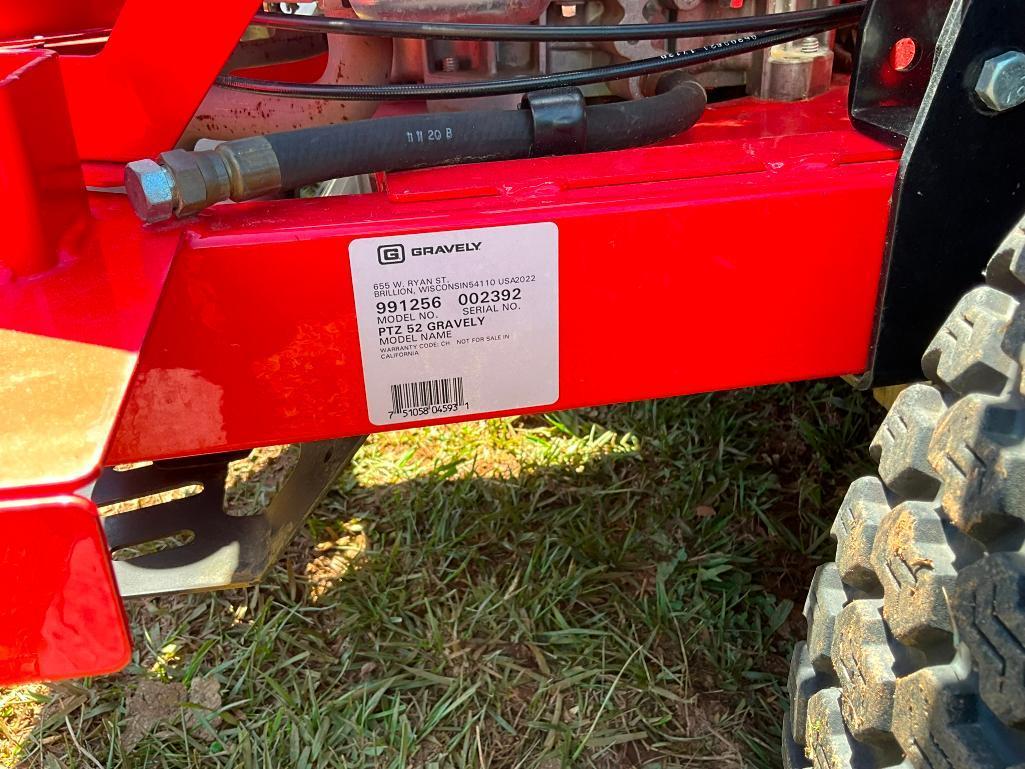 2021 GRAVELY 52 ZERO TURN MOWER V TWIN 764CC