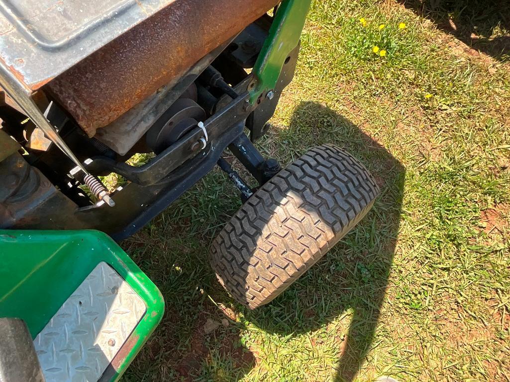 JOHN DEERE 214 RIDING MOWER W/ TILLER, 48" DECK,