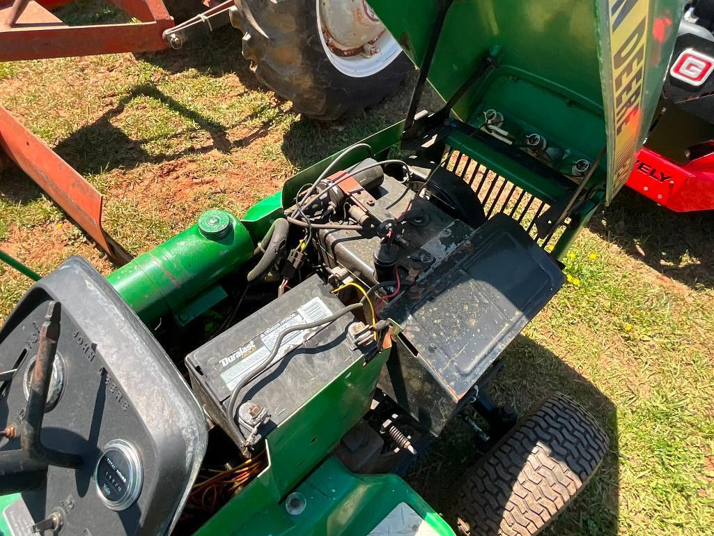 JOHN DEERE 214 RIDING MOWER W/ TILLER, 48" DECK,