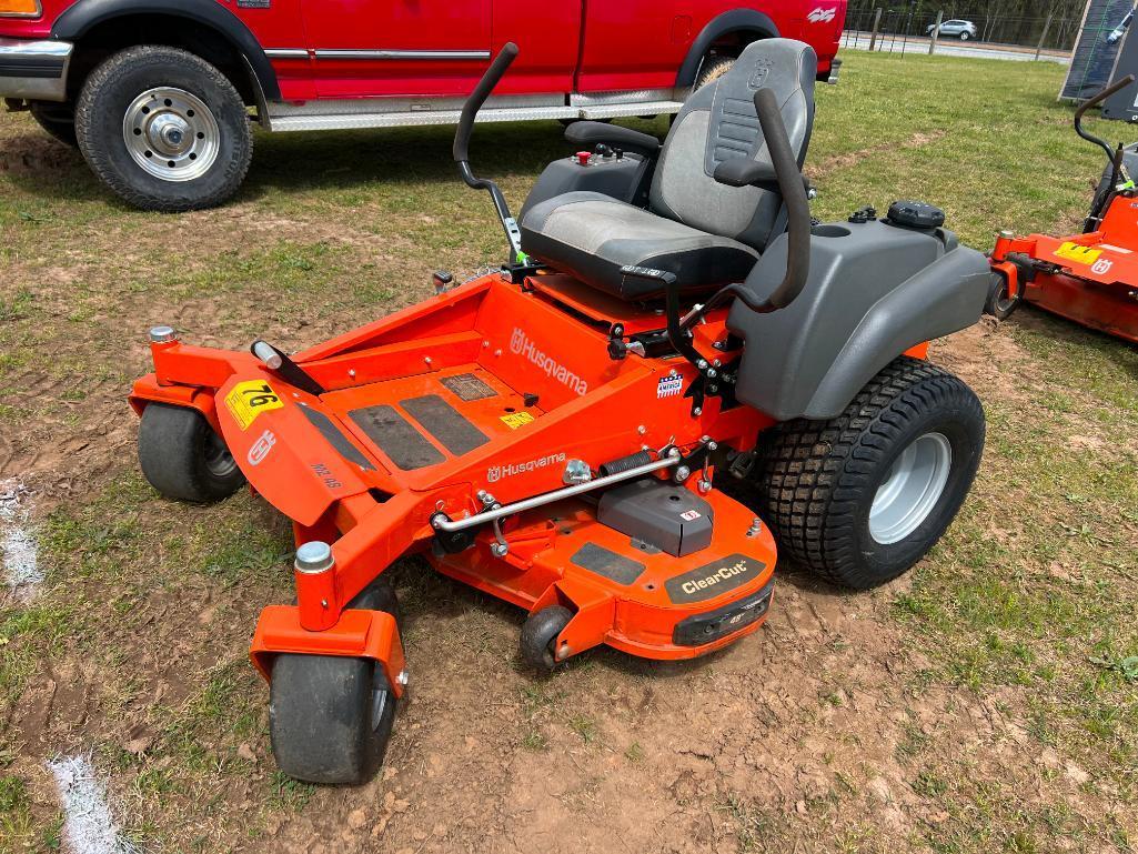 HUSQVARNA MZ 48 ZERO TURN MOWER (HOURS READ 122,