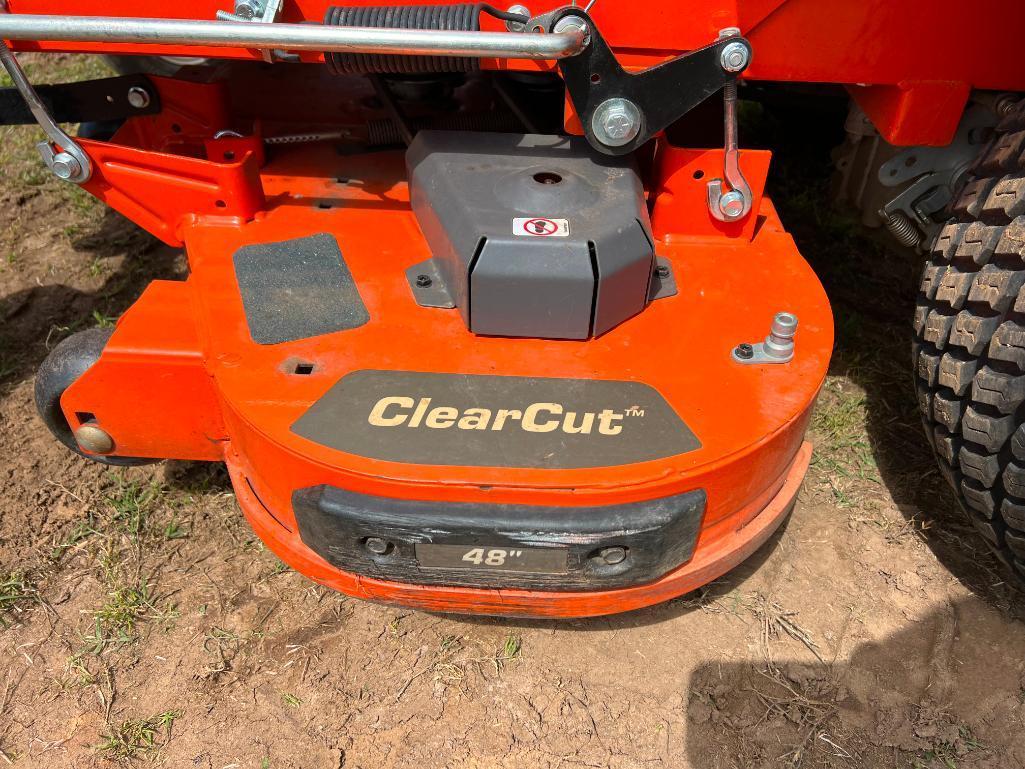 HUSQVARNA MZ 48 ZERO TURN MOWER (HOURS READ 122,