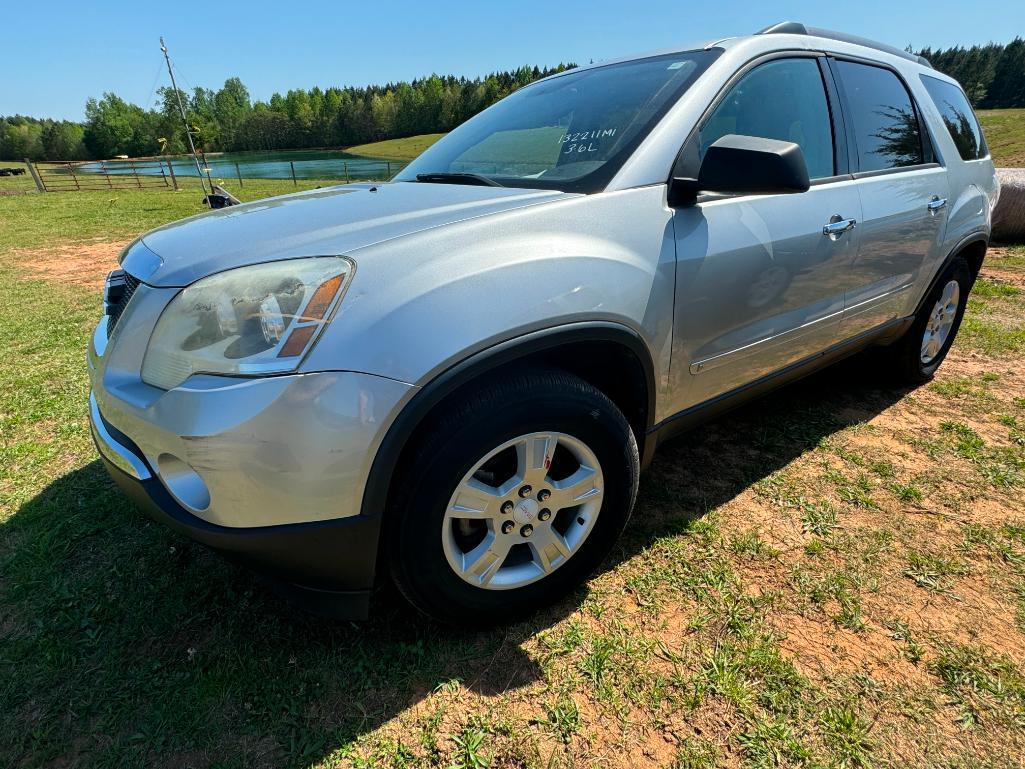 2010 GMC ACADIA (AT, 3.6L, MILES READ-132211,