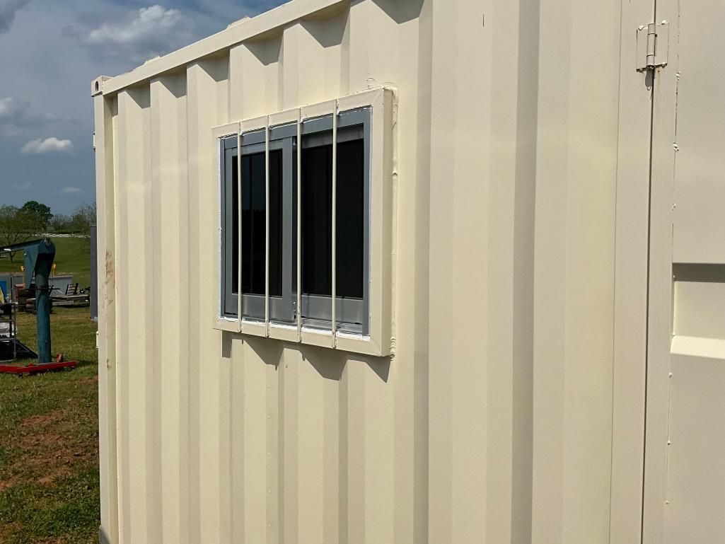 12FT STORAGE CONTAINER W/SIDE DOOR