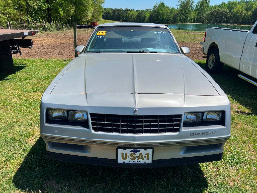 1987 CHEVROLET SS MONTE CARLO (305 V8, COLD AIR,