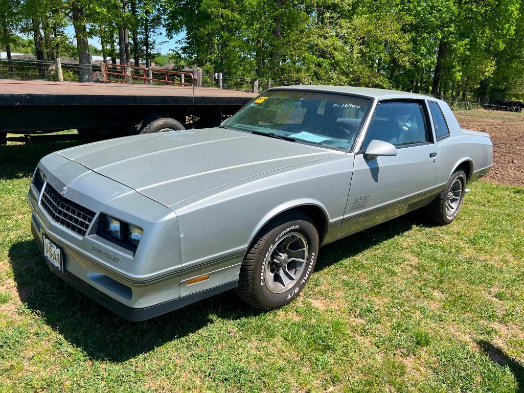 1987 CHEVROLET SS MONTE CARLO (305 V8, COLD AIR,