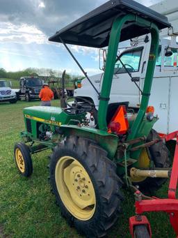 JOHN DEERE 750 TRACTOR W/5' FINISH MOWER (DIESEL,