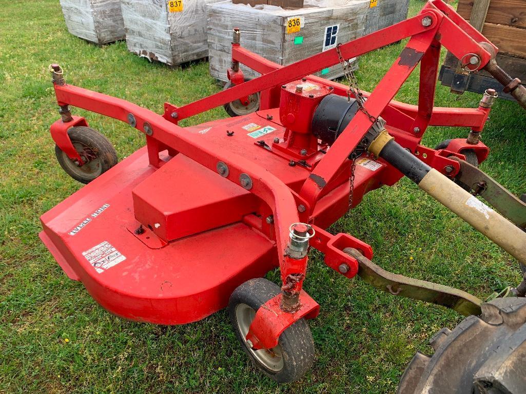 JOHN DEERE 750 TRACTOR W/5' FINISH MOWER (DIESEL,