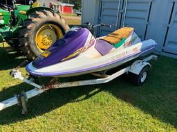 1996 GTS SEADOO BOMBARDIER, NO TITLE, ROTAX