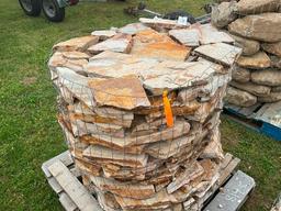 PALLET-THIN VENEER FLAGSTONE LANDSCAPE ROCKS