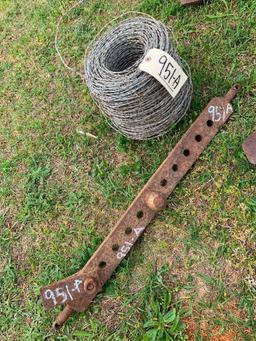 TRACTOR DRAW BAR & ROLL BARBED WIRE