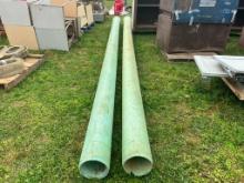 (2) 8"X20' PVC PIPE