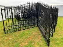 20' BI PARTING GATE W/DEER ARTWORK