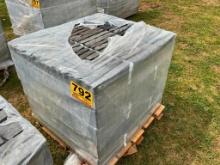 PALLET-RETAINING WALL GRAY (12"X8"X6", +/-120PCS)