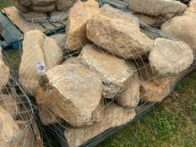 PALLET-ROCKY BROAD LARGE LANDSCAPE RIVER ROCK