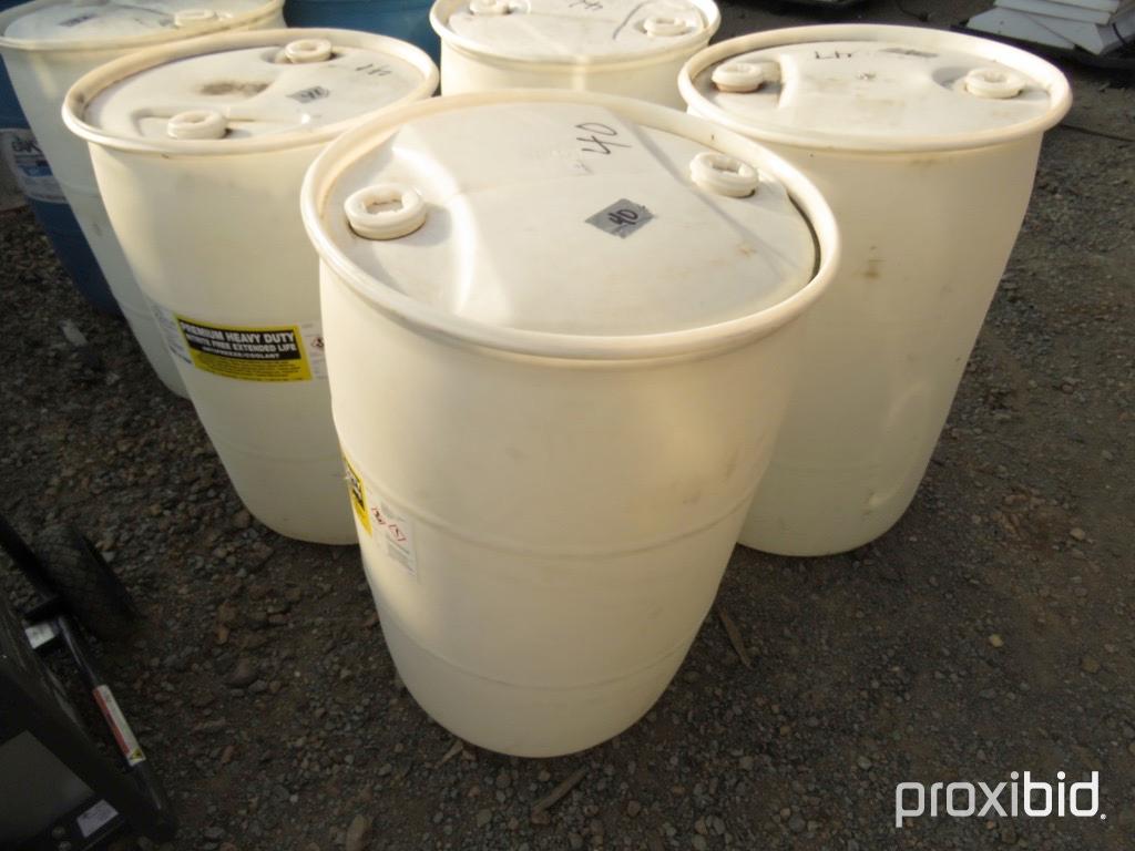 55-Gallon Plastic Barrel