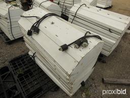 Pallet of 13 Fluorescent Shop Lights