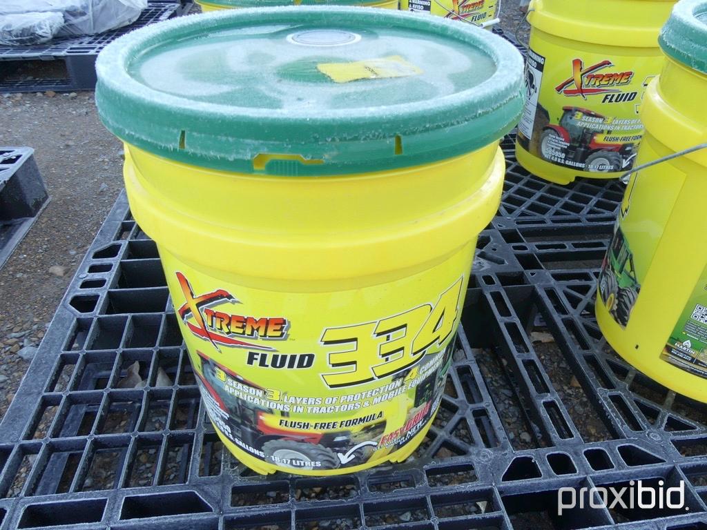 One - 5 Gallon Bucket Hydraulic Oil