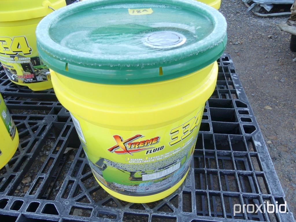 One - 5 Gallon Bucket Hydraulic Oil