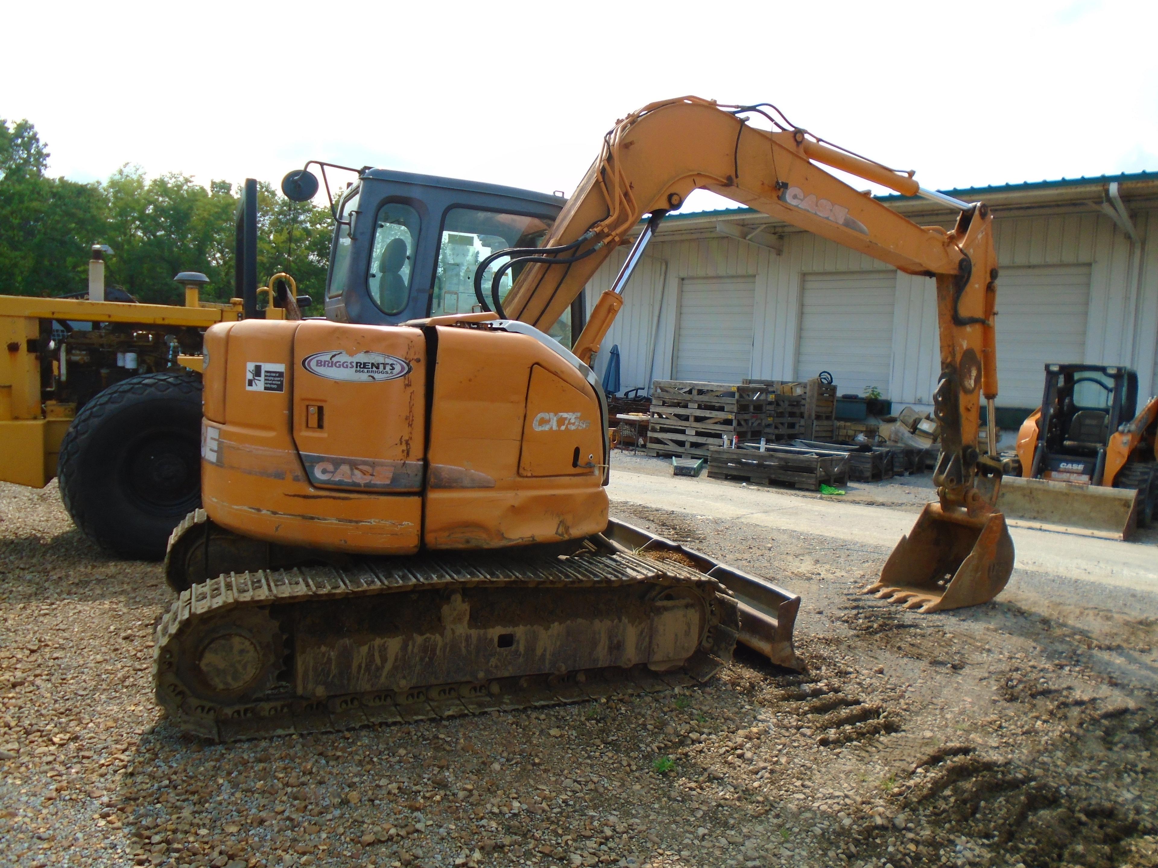 Case CX75SR Mini-Excavator