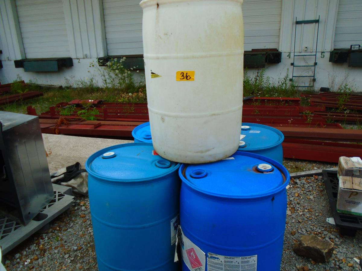 55-Gallon Plastic Drums