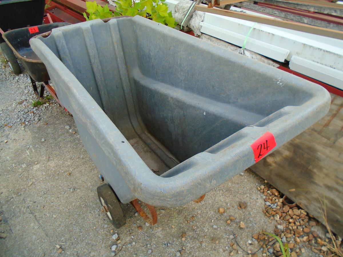 Rubber Cart on Wheels