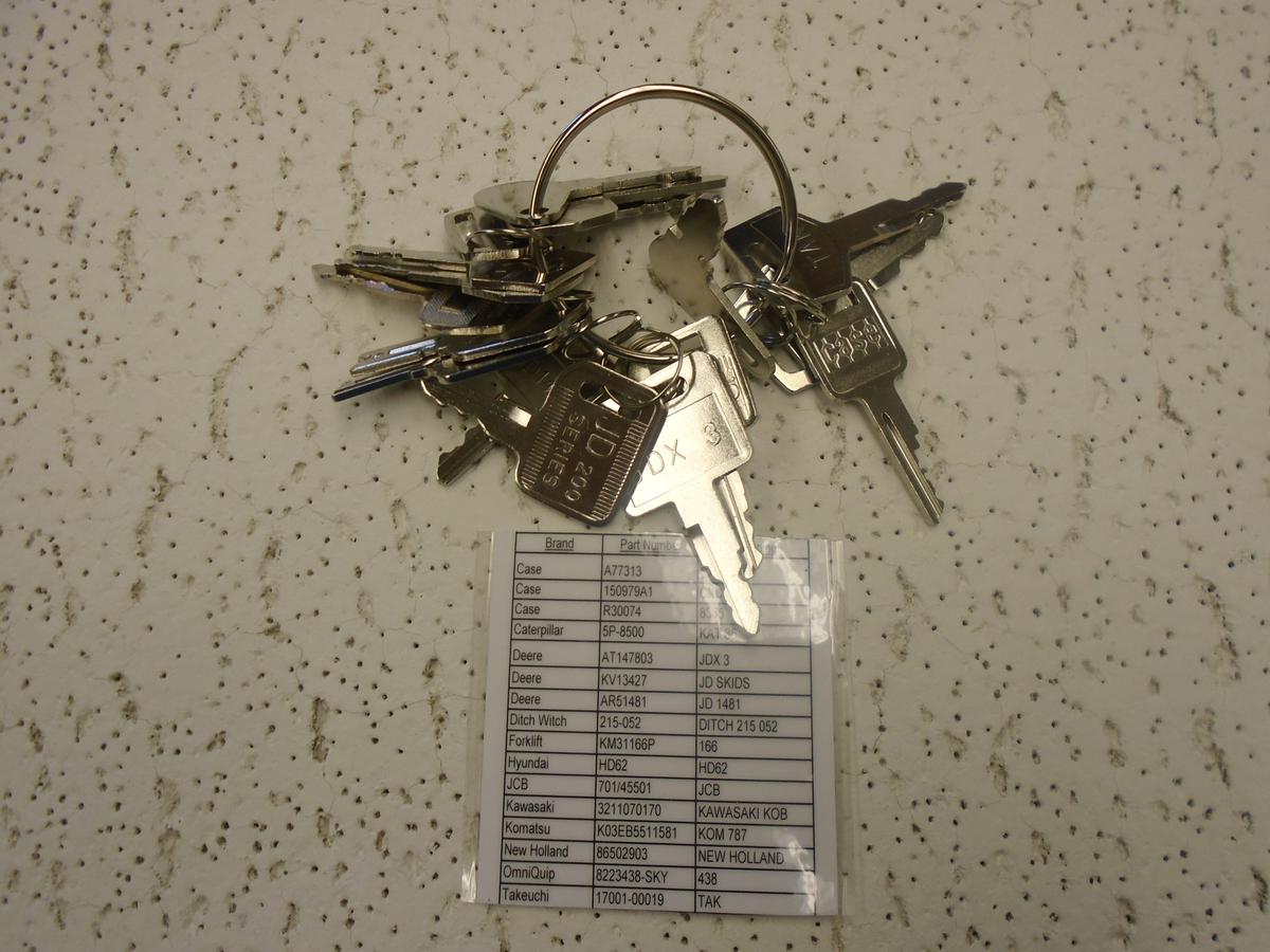 Set of 16 Equipment Keys