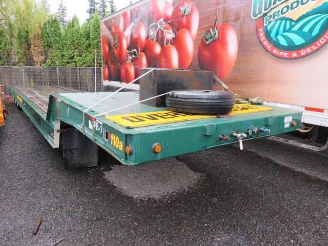 1988 LANDOLL 48' LOWBOY TRAILER W/MOVING AXLES