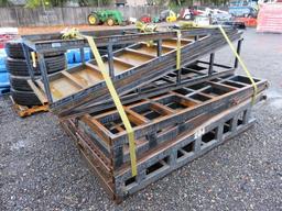 6' X 24' WOOD/STEEL HEAVY DUTY FOLDING RAMPS