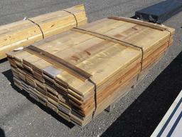 PALLET W/ APPROX. (130) 1'' X 6'' X 72'' CEDAR BOARDS