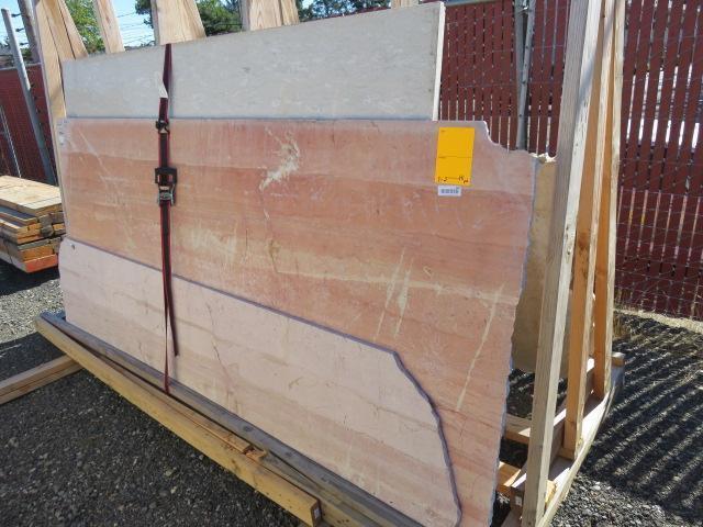 (9) ASSORTED SIZED MARBLE SLABS