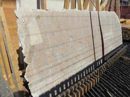 (9) ASSORTED SIZED MARBLE SLABS
