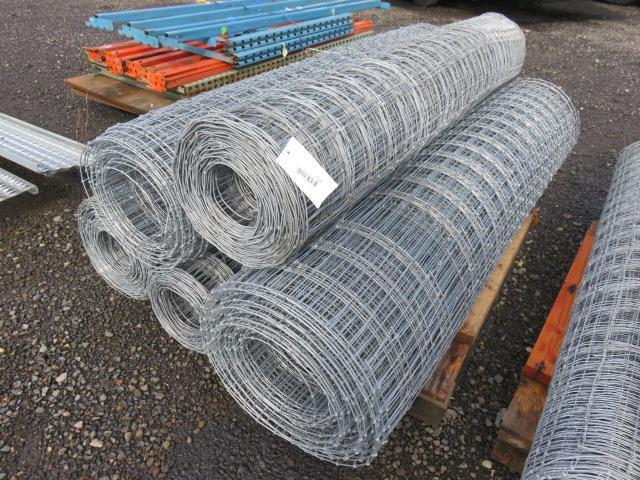 PALLET OF (5) ROLLS OF 6' FIELD FENCE