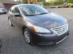 2015 NISSAN SENTRA *TITLE WILL COME BACK BRANDED WHEN TRANSFERRED