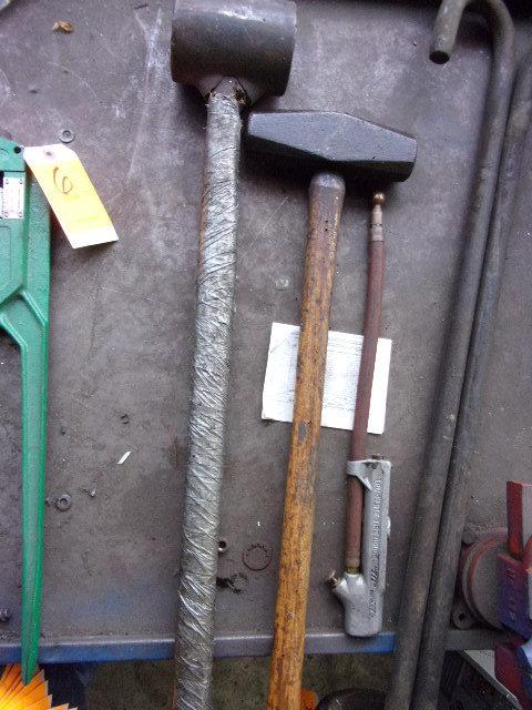 (2) ASSORTED SLEDGE HAMMERS