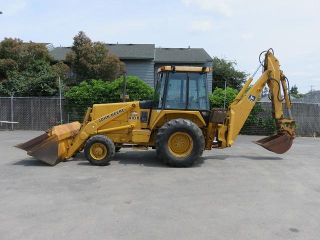 JOHN DEERE 410B TURBO 4X4 EXTENDAHOE LOADER BACKHOE